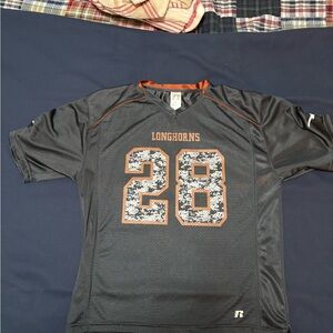 Vintage Texas Longhorns Black and Orange Jersey
